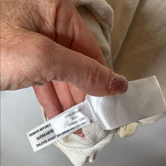 Madewell Palmdale Linen Blend Pullover Colorblock Stripe Sweater. Size XS. - Picture 9 of 9